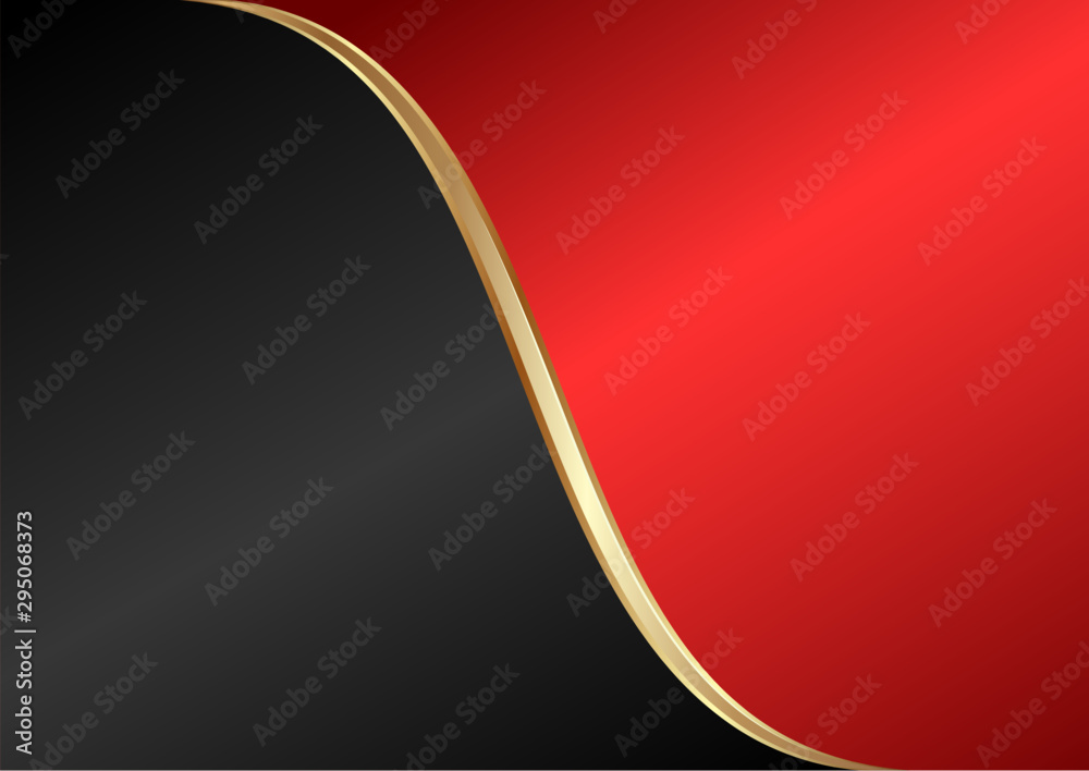 Wall mural black and red abstract background