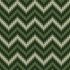 Fototapeta premium Fairisle chevron stripes knit texture geometric 