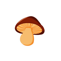 Wild Mushroom - Cartoon Vector Image