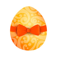 Cute easter illustration. Easter egg. Hand drawn illustration