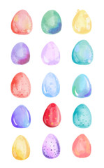 Cute easter illustration. Easter eggs. Hand drawn illustration