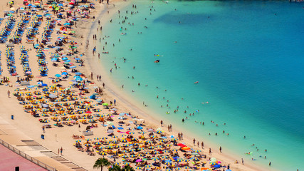 Amadores beach in Gran Canaria