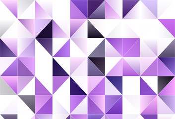 Obraz premium Light vector background with triangles.