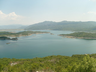 Fototapeta na wymiar Salt lakes near town of Nikšić montenegro