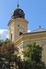 Building of the Great Church in Debrecen city, rear view