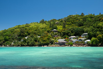 tropical island on saychells