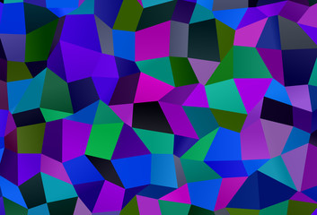 Dark Multicolor vector background in polygonal style.