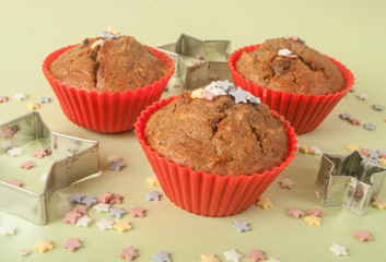 Homemade Blueberry Muffin for Christmas