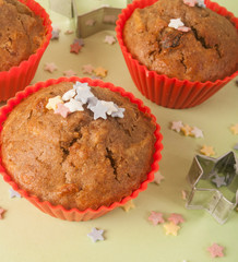 Homemade Blueberry Muffin for Christmas