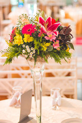 Decoration flowers arrangement nature