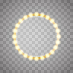 Glamour makeup blank mirror 