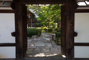 Naklejka premium 庭園