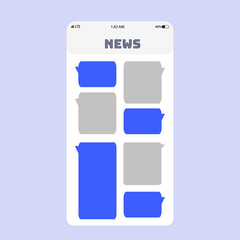 Mobile app News Material