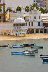 Balneario de la Palma. Playa de la Caleta. Ciudad de Cadiz. Andalucia. España © JUAN CARLOS MUNOZ
