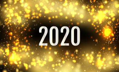 Christmas background with bright light