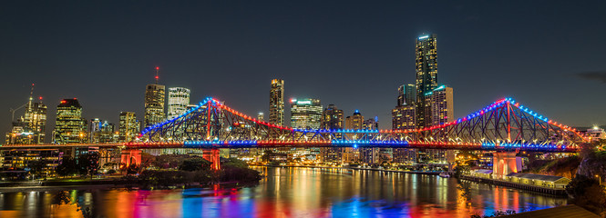 Story Bridge in Brisbane - obrazy, fototapety, plakaty