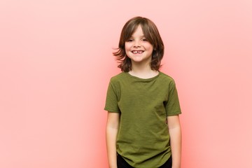 Fototapeta premium Little boy happy, smiling and cheerful.