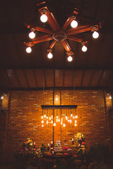 Decoration interior light flowers