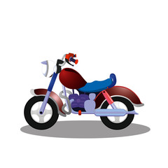 Motor Bike - Cartoon Vector Image