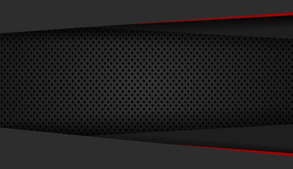 Abstract metal background. Tech dark design with  Vector background.