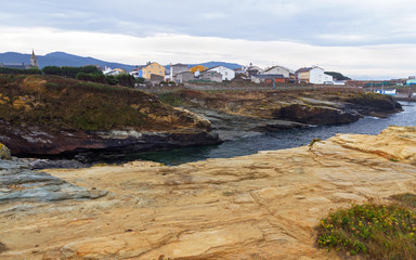 Fishing Village of Rinlo in Galicia, Spain 