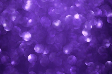 Abstract bokeh background. Defocused christmas lights. Party, holiday and festive concept
