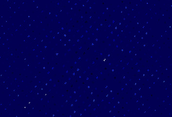 Light BLUE vector texture with ABC characters.