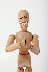 Boneco de madeira