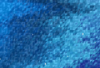 Light BLUE vector abstract mosaic pattern.