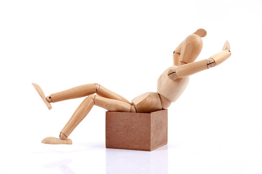 Boneco de madeira