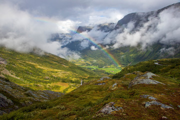 Obraz na płótnie Canvas Blick auf den Geirangerfjord - Norwegen 4