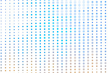 Light Blue, Yellow vector backdrop with dots.
