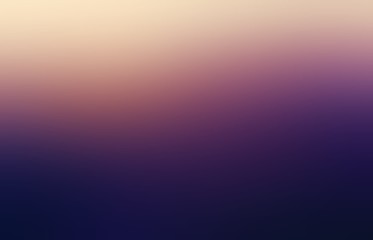 Dusk sky abstract blur background. Dark purple violet pink gradient defocus texture. Night natural tints. Low light and smoky shade.