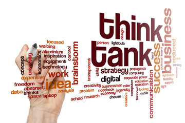 Think tank word cloud