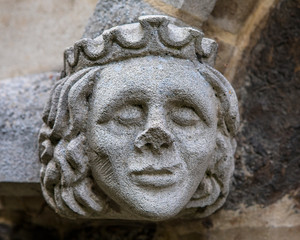 Exterior Sculpture at Waltham Abbey Church in Essex