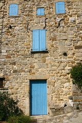 Fototapeta na wymiar maison de village médiéval en Ardèche en France