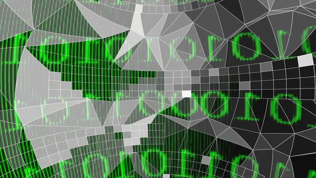 Matrix Binary code and geometric shapes
