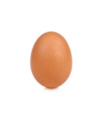 chicken egg isolated on white background
