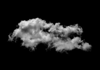 white clouds on black background