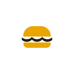 Burger logo icon design vector template