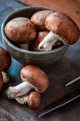 Paris  or portobello mushrooms.
