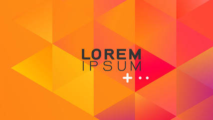 Abstract colorful geometric template and modern overlapping. Modern background for business or technology, cover, online presentation website element. Vector illustration