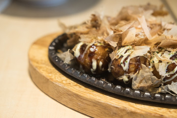 Takoyaki, delicious fried squid ball