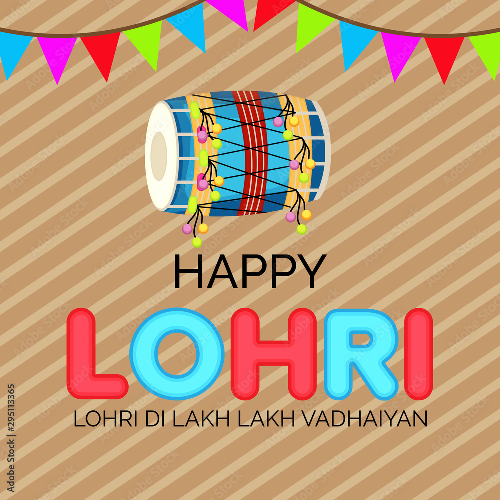 Poster happy lohri