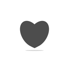 heart icon vector design concept. love symbol art background minimalistic valentine's day.