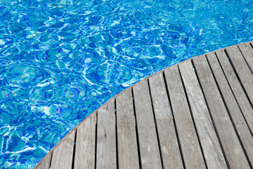 Obraz premium Blue Water in swimming pool