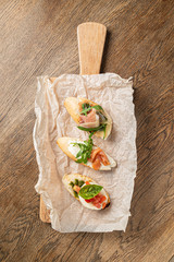 Delicious Healthy Sandwiches.on the Parchment
