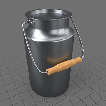 Stainless steel milk container