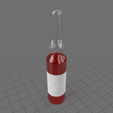Ampoule with liquid