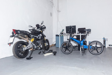 Bike and office in one room